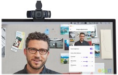 Камера Web Logitech HD Webcam C920e черный 3Mpix (1920x1080) USB2.0 с микрофоном (960-001360)