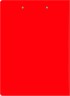 Папка клип-борд Бюрократ -PD602RED A4 пластик 1.2мм красный с крышкой