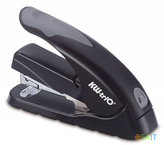 Степлер настольный Kw-Trio 5618 Soft-Touch 24/6 24/8 26/6 26/8 (40листов) снижение усилия ассорти 100скоб металл/пластик