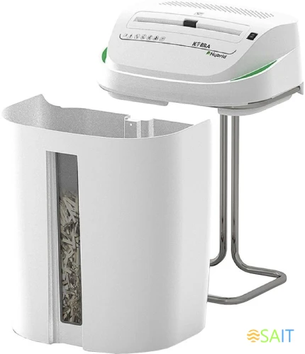 Шредер Kobra S6-Hybrid E/S серый (секр.Р-2) ленты 26лист. 40лтр. скрепки скобы пл.карты CD