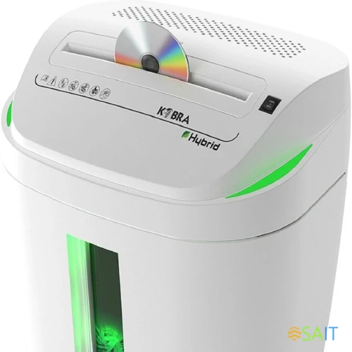 Шредер Kobra S6-Hybrid E/S серый (секр.Р-2) ленты 26лист. 40лтр. скрепки скобы пл.карты CD