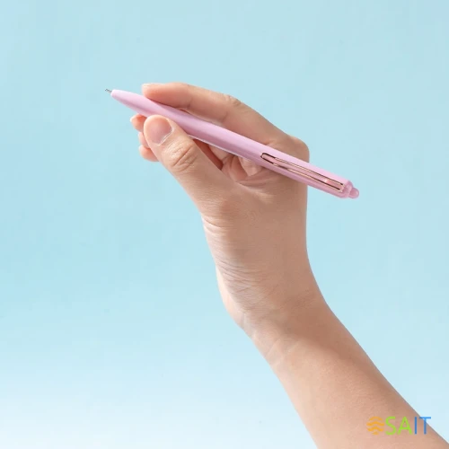 Ручка шариков. автоматическая Deli (EQ288-BL) ассорти d=0.7мм син. черн. кор.карт. игловидный пиш. наконечник