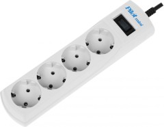 Сетевой фильтр Pilot mini 5м (4 розетки) белый (коробка)