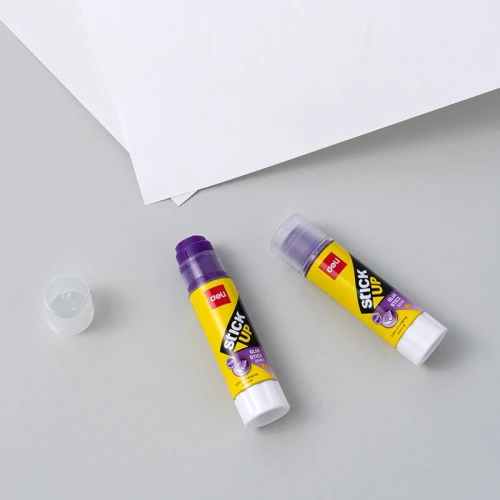 Клей-карандаш Deli EA522 8гр корп.фиолетовый ПВП дисплей картонный