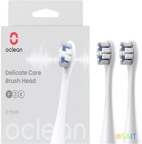 Насадка для зубных щеток Oclean Delicate clean P3K4 (упак.:2шт) для зубных щеток Oclean