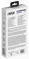 Мобильный аккумулятор Hiper SM20000 20000mAh 12W 2.4A 2xUSB-A/USB-C белый (SM20000 WHITE)