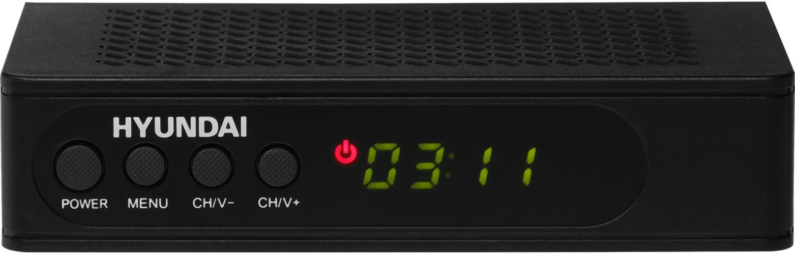 Ресивер DVB-T2 Hyundai H-DVB240 черный