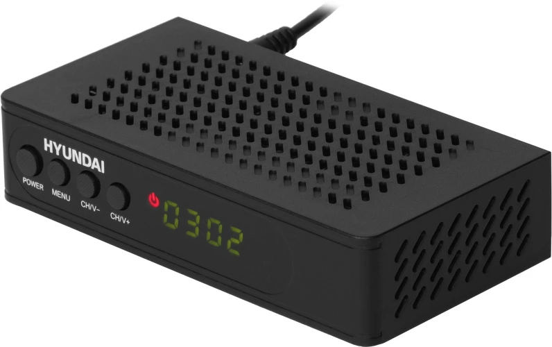 Ресивер DVB-T2 Hyundai H-DVB240 черный