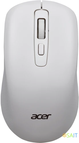 Мышь Acer OMR309 белый оптическая 1600dpi беспров. USB 4but (ZL.MCECC.02Z)