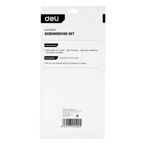 Набор отверток Deli -инструменты DL620006