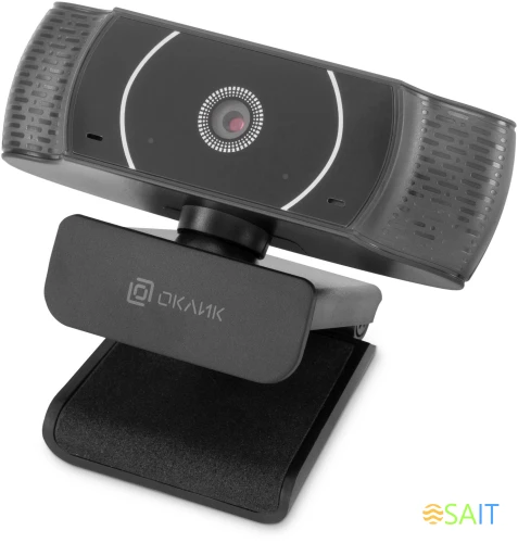 Камера Web Оклик OK-C016HD черный 1Mpix (1280x720) USB2.0 с микрофоном