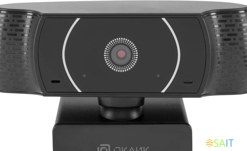 Камера Web Оклик OK-C016HD черный 1Mpix (1280x720) USB2.0 с микрофоном