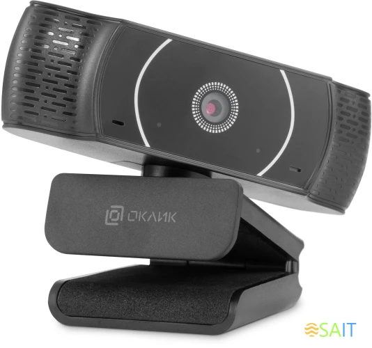 Камера Web Оклик OK-C016HD черный 1Mpix (1280x720) USB2.0 с микрофоном