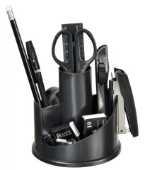 Настольный набор Silwerhof (12 предметов) пластик черный