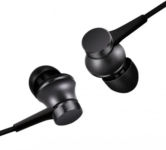 Гарнитура внутриканальные Xiaomi In-Ear 1.25м черный проводные в ушной раковине (ZBW4354TY)