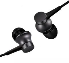 Гарнитура внутриканальные Xiaomi In-Ear 1.25м черный проводные в ушной раковине (ZBW4354TY)