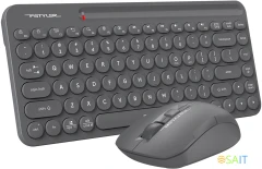 Клавиатура + мышь A4Tech Fstyler FG3200 Air2 клав:серый мышь:серый USB беспроводная slim Multimedia