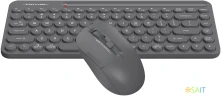 Клавиатура + мышь A4Tech Fstyler FG3200 Air2 клав:серый мышь:серый USB беспроводная slim Multimedia
