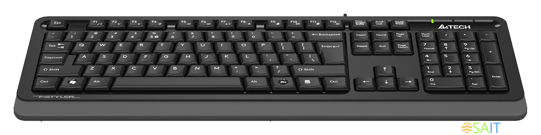 Клавиатура A4Tech Fstyler FKS10 черный/серый USB (FKS10 GREY)