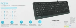 Клавиатура A4Tech Fstyler FKS10 черный/серый USB (FKS10 GREY)