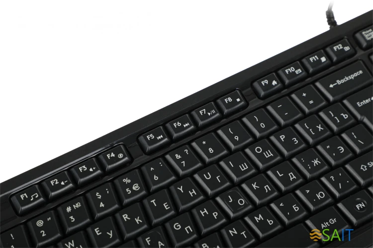 Клавиатура A4Tech Fstyler FKS10 черный/серый USB (FKS10 GREY)