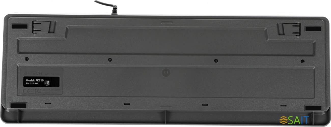 Клавиатура A4Tech Fstyler FKS10 черный/серый USB (FKS10 GREY)