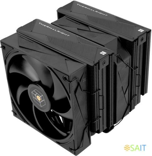 Устройство охлаждения(кулер) Thermalright Royal Pretor 130 Soc-AM5/AM4/1200/1700/1851 черный 4-pin 29.4dB Al+Cu Ret (RP130-BL)