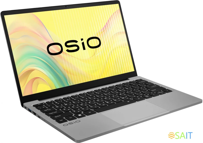 Ноутбук Osio FocusLine F140a-009 Ryzen 5 5500U 8Gb SSD512Gb AMD Radeon Graphics 14" IPS FHD (1920x1080) без ОС grey WiFi BT Cam 6000mAh
