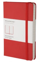Блокнот Moleskine CLASSIC MM710R Pocket 90x140мм 192стр. линейка твердая обложка красный