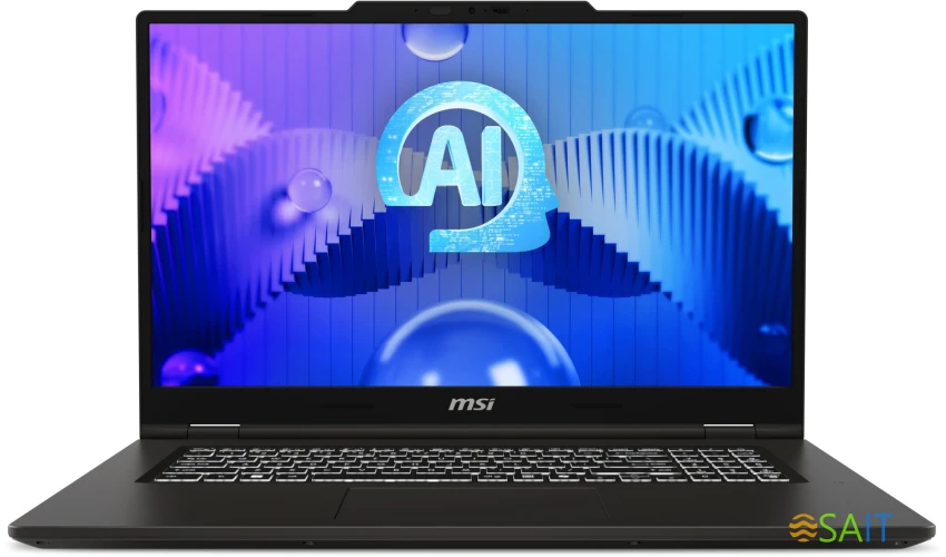 Ноутбук MSI Venture 17 AI A1MG-004XRU Core Ultra 5 125H 16Gb SSD512Gb Intel Arc 17.3" IPS FHD (1920x1080) FreeDOS grey WiFi BT Cam (9S7-17U211-004)