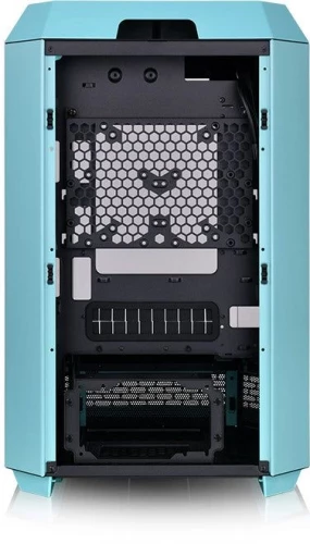 Корпус Thermaltake The Tower 300 Turquoise голубой без БП mATX 8x120mm 6x140mm 2xUSB3.0 audio bott PSU