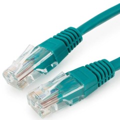 Патч-корд Premier PP12-0.25M/G 1000Гбит/с UTP 4 пары cat.5E CCA molded 0.25м зеленый RJ-45 (m)-RJ-45 (m)