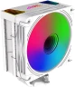 Устройство охлаждения(кулер) GMNG GG-CPC220-ARGB2 ARGB 120x120x25mm Soc-AM5/AM4/1151/1200/2066/1700 белый 4-pin 14-26dB Al+Cu LCD 220W 550gr Ret (GG-CPC220-ARGB2-WH)