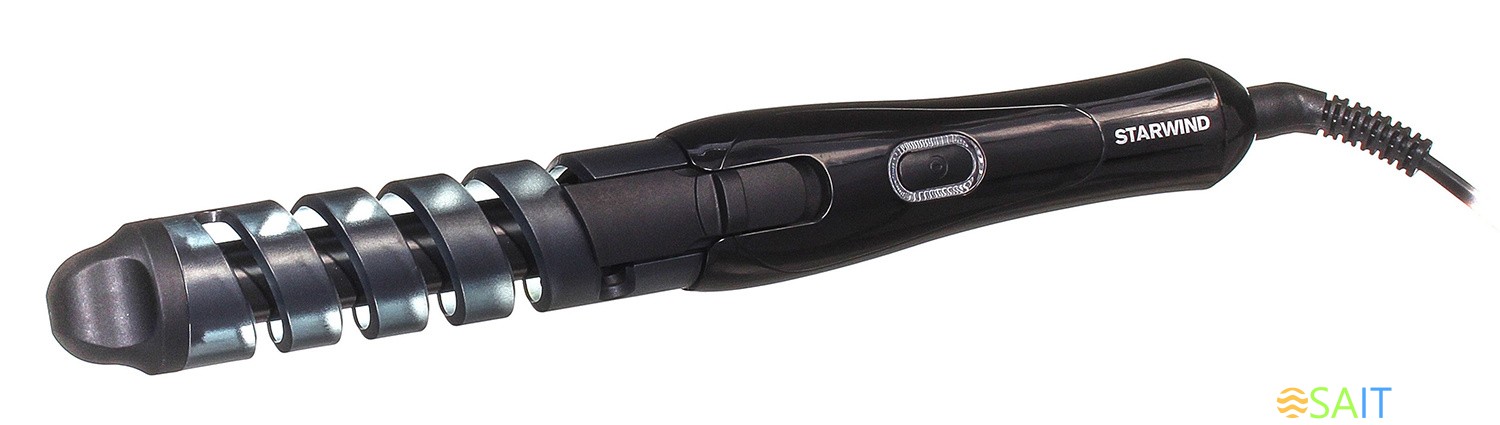 Щипцы Starwind SHE6500 25Вт черный макс.темп.:200С покрытие:керамическое