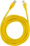 Патч-корд Buro UTP 4 пары cat.5E CCA molded 5м желтый RJ-45 (m)-RJ-45 (m)