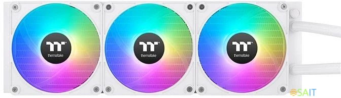 Система водяного охлаждения Thermaltake TH420 V2 Ultra EX Snow ARGB Soc-AM5/AM4/1200/1700/1851 белый 4-pin 30.7dB Al+Cu LCD Ret (CL-W428-PL14SW-A)