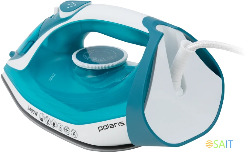 Утюг Polaris PIR 2487AK 2400Вт бирюзовый/белый