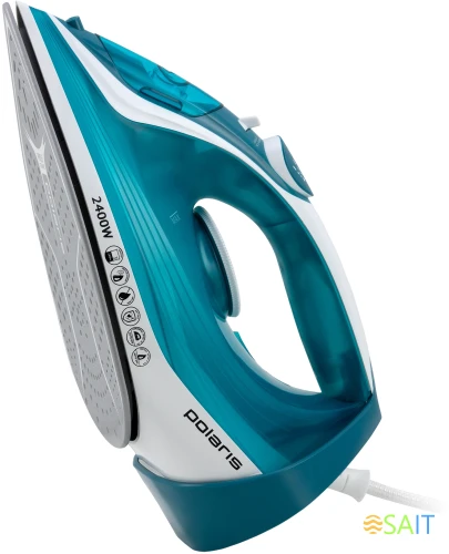 Утюг Polaris PIR 2487AK 2400Вт бирюзовый/белый
