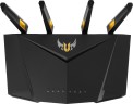 Роутер беспроводной Asus TUF-AX3000 AX3000 10/100/1000BASE-TX/4G ready черный