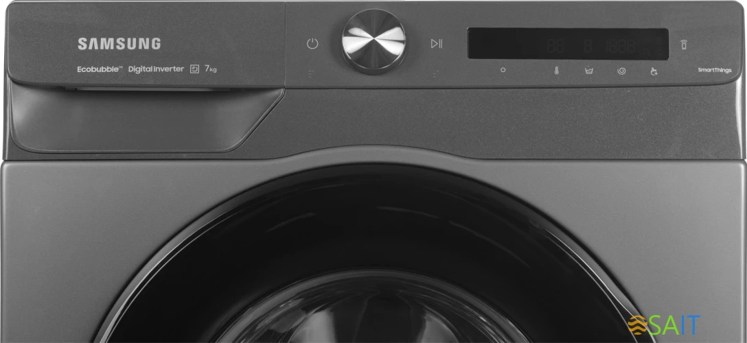 Стиральная машина Samsung WW70AG6S23ANLP класс: A загр.фронтальная макс.:7кг серый инвертор