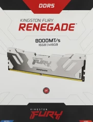 Память DDR5 16GB 8000MHz Kingston KF580C38RW-16 Fury Renegade RTL Gaming PC5-57600 CL38 DIMM 288-pin 1.45В single rank с радиатором Ret