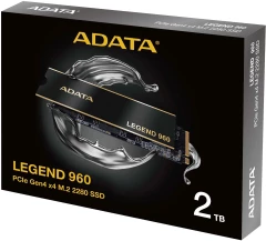 Накопитель SSD A-Data PCIe 4.0 x4 2TB ALEG-960-2TCS Legend 960 M.2 2280
