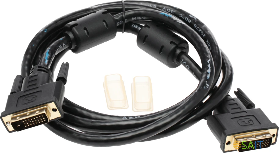 Кабель Buro DVI-D (m) DVI-D (m) 1.8м феррит.кольца