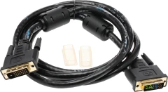 Кабель Buro DVI-D (m) DVI-D (m) 1.8м феррит.кольца