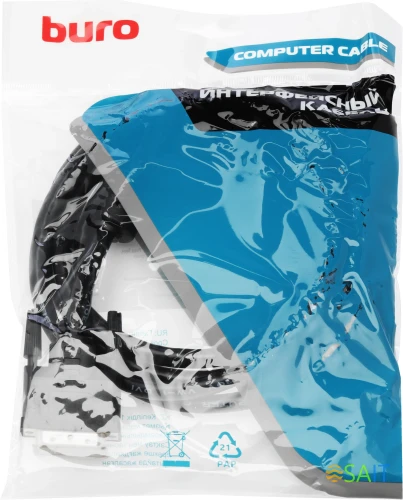 Кабель Buro DVI-D (m) DVI-D (m) 1.8м феррит.кольца