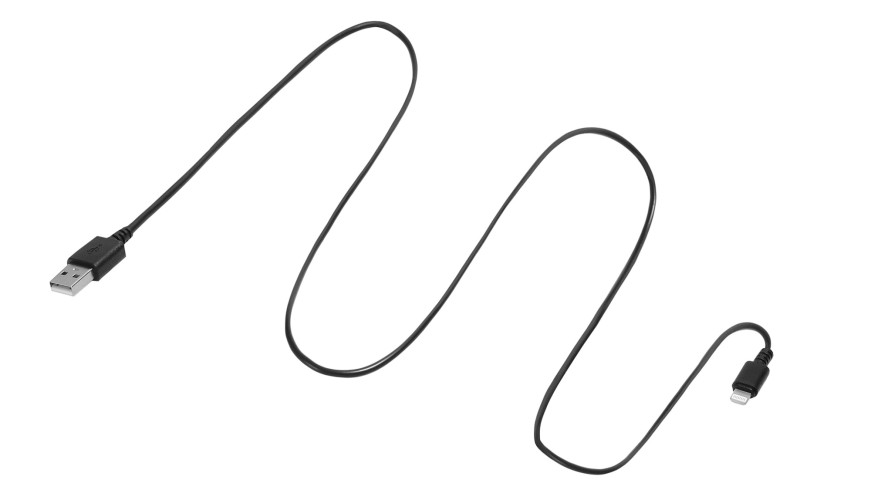 Кабель SunWind USB (m)-Lightning (m) 1.2м черный блистер