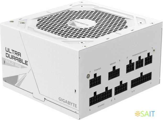 Блок питания Gigabyte ATX 850W GP-UD850GM Gen.5 snow 80+ gold (20+4pin) APFC 120mm fan 8xSATA Cab Manag RTL