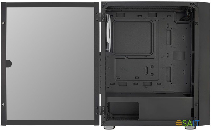 Корпус Aerocool Graphite-G-BK-v2 черный без БП ATX 6x120mm 1x140mm 2xUSB3.0 audio bott PSU