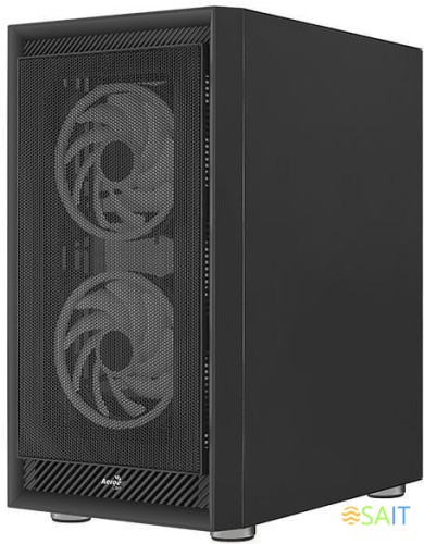 Корпус Aerocool Graphite-G-BK-v2 черный без БП ATX 6x120mm 1x140mm 2xUSB3.0 audio bott PSU