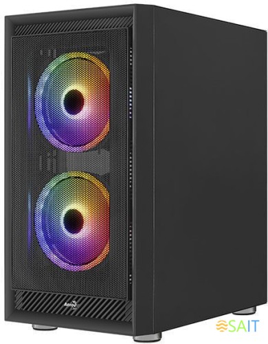 Корпус Aerocool Graphite-G-BK-v2 черный без БП ATX 6x120mm 1x140mm 2xUSB3.0 audio bott PSU